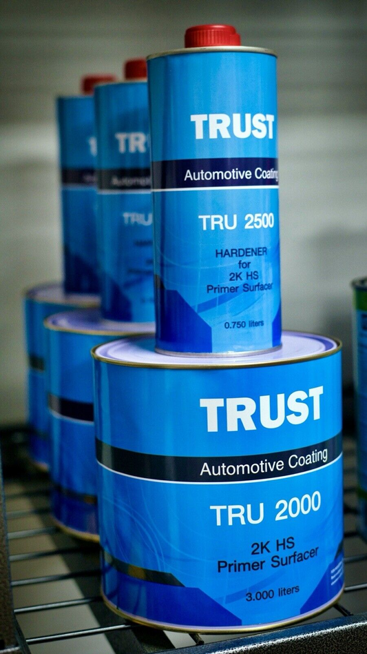 Trust Automotive 2K Urethane 4:1 Primer Surfacer/Filler Gray Kit W/ Hardener!