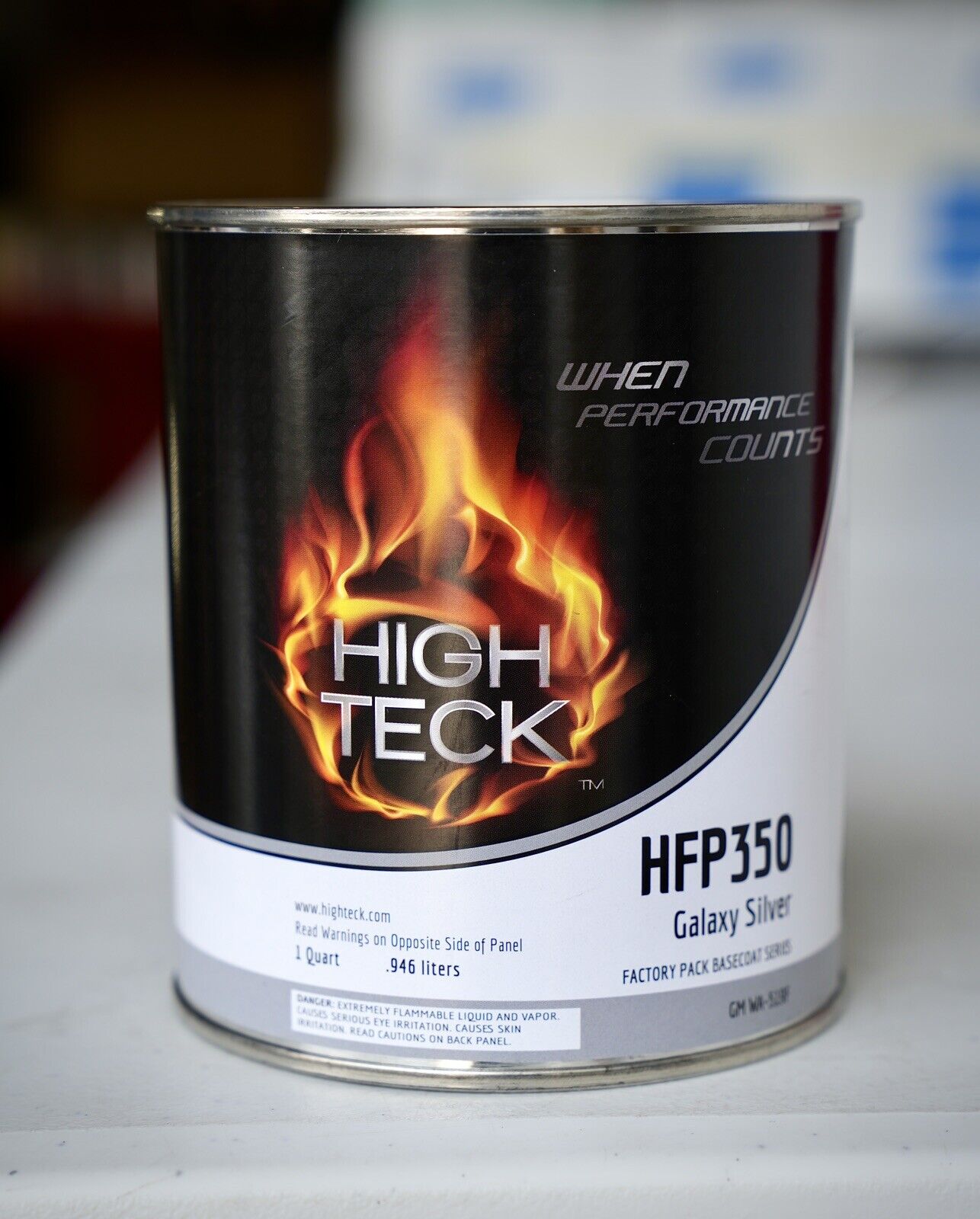High Teck Galaxy Silver Urethane Basecoat QUART GM WA519F Auto Paint - HFP350