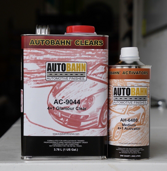 Autobahn AC-9044 High Solid Glamour Clear Coat 4:1 Urethane Gallon Kit