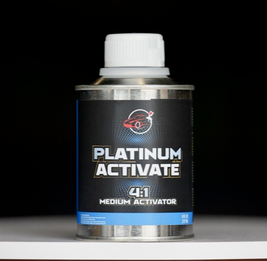 Platinum Urethane MEDIUM Universal Clear Coat & Primer Hardener Quart Size! 8oz