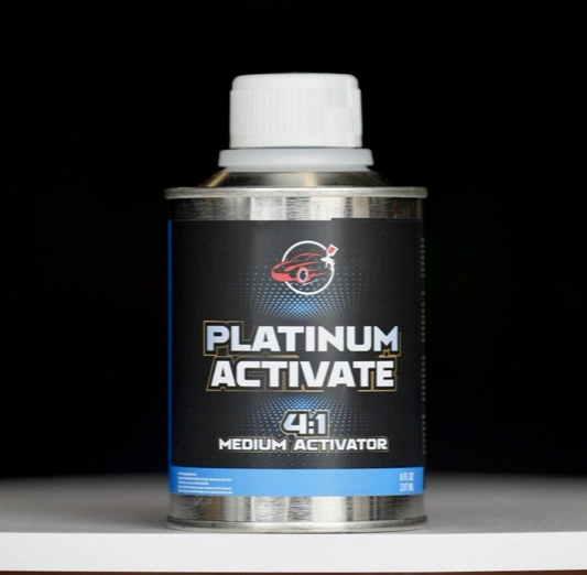 Platinum Urethane MEDIUM Universal Clear Coat & Primer Hardener Quart Size! 8oz
