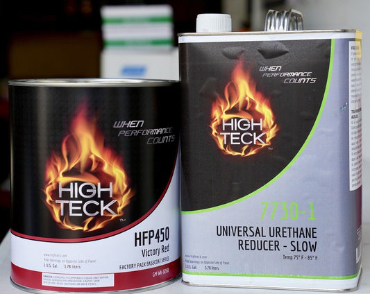 High Teck Gm 9260 Victory Red Basecoat Auto Paint Gallon Kit + Reducer! - Hfp 450