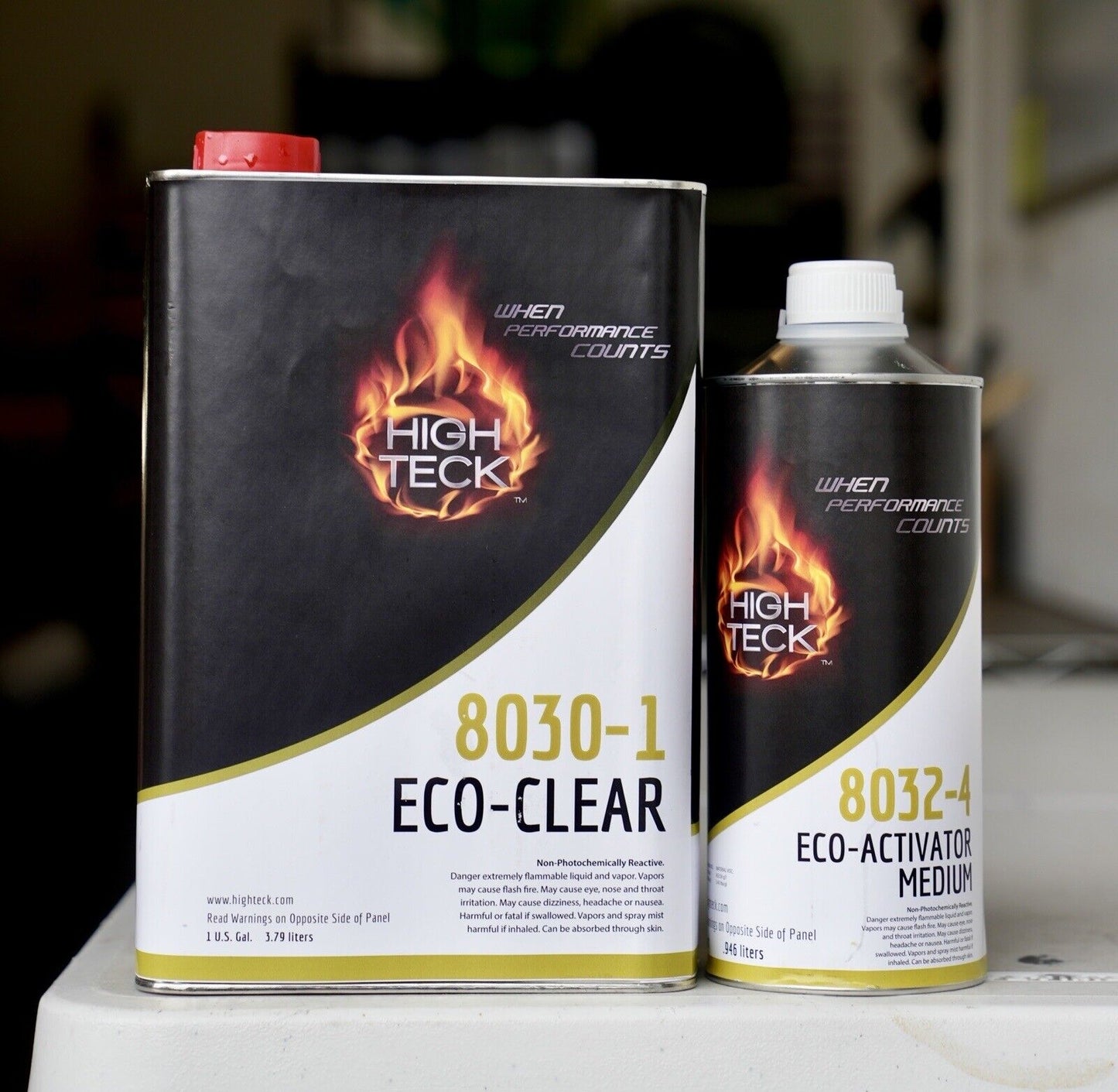 High Teck 8030 2K Eco-Clear Coat Automotive Clear High Gloss Gallon