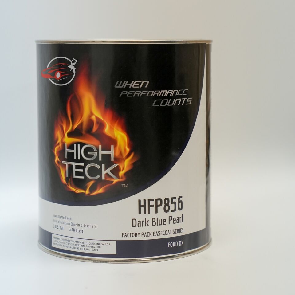 High Teck 7000 Ford Dx Dark Blue Pearl Basecoat Paint & Clearcoat Gallon Kit